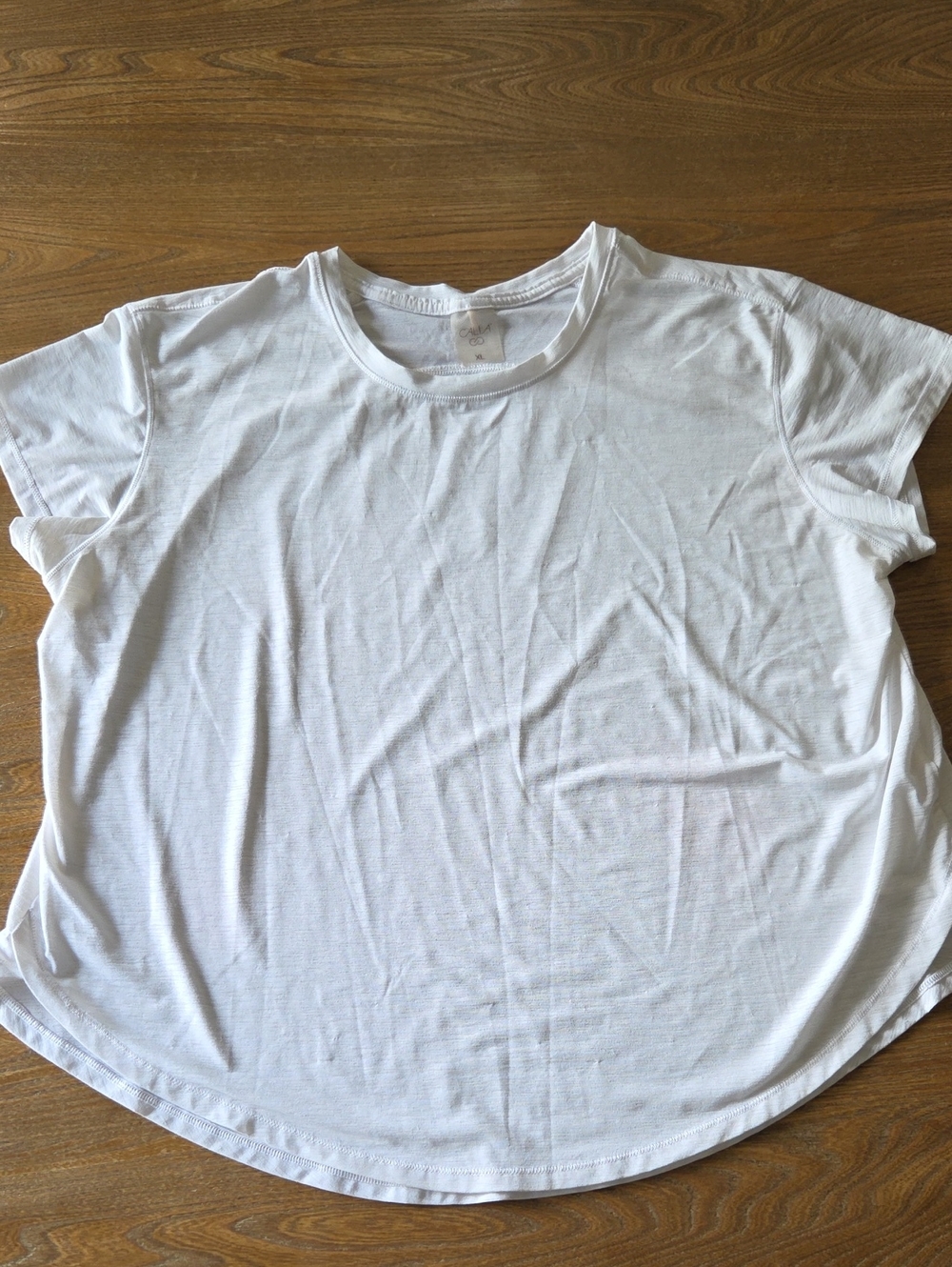 CALIA Short Sleeve Athletic Tee White XL